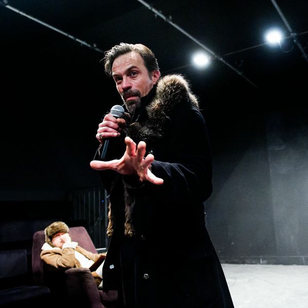 JUSTIN BUTCHER in THE DRAGON at Southwark Playhouse
