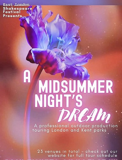 MIRANDA BRAUN stars in the East London Shakespeare Company's 2026 production of A MIDSUMMER NIGHTS DREAM - at an open air space near you soon!