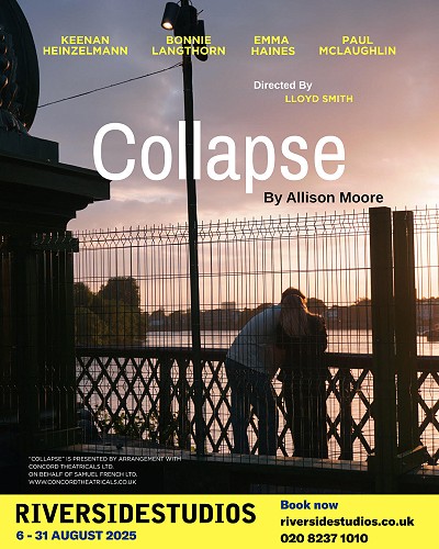 What if your perfect life wasn’t so perfect after all? EMMA HAINES stars in zinging new black comedy COLLAPSE @riversidestudios