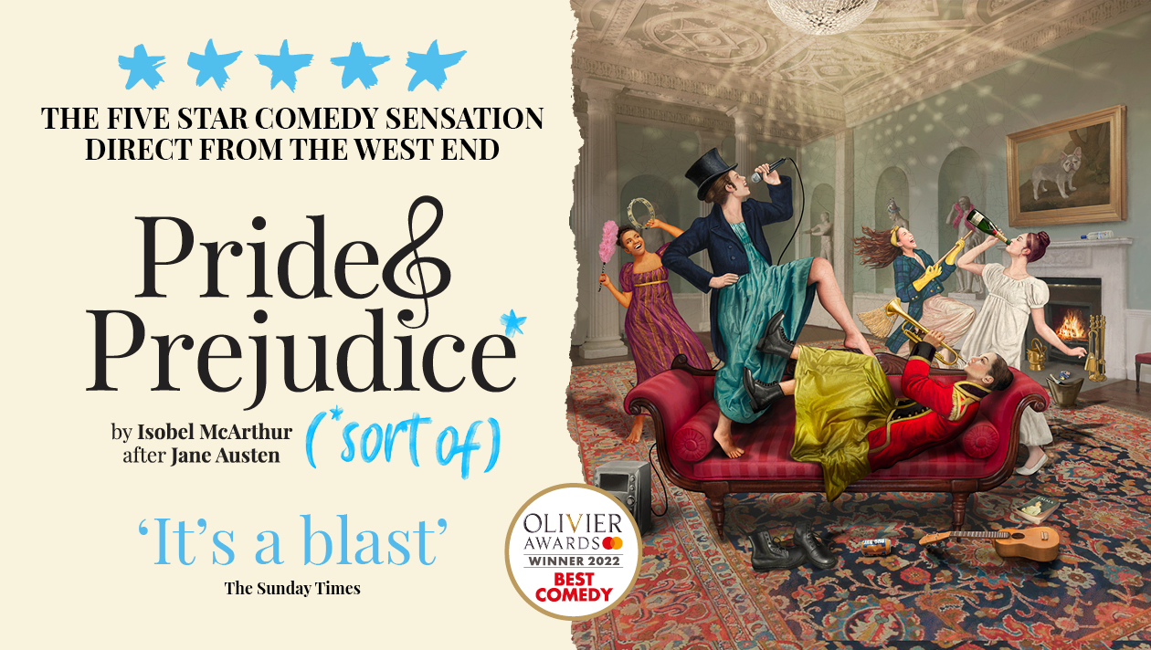 LEAH JAMIESON has a leading role in Olivier Award-winning PRIDE AND PREJUDICE (SORTOF..) ON UK No 1 Tour